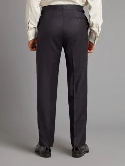 Luxury Carlyle Dinner Suit Loro Piana - Midnight -Clothing store 230823 OliverBrown Model3313