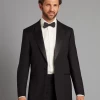 Lightweight Carlyle Dinner Jacket - Black -Clothing store 230823 OliverBrown Model3340