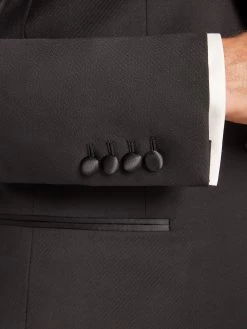 Luxury Carlyle Dinner Suit Loro Piana - Black -Clothing store 230823 OliverBrown Model3349