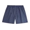 Cotton Boxer Shorts, Polka Dot - Navy -Clothing store 230928 OliverBrown1702