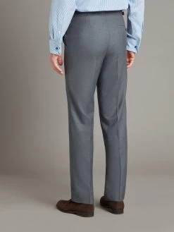 Sloane Suit Super 110's Wool - Plain Grey -Clothing store 231110 OliverBrown1047