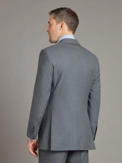 Sloane Suit Super 110's Wool - Plain Grey -Clothing store 231110 OliverBrown1079