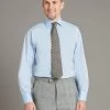 Berwick Shirt Classic Collar, Poplin - Mid Blue 2 Berwick Shirt Classic Collar, Poplin - Mid Blue -Clothing store 231110 OliverBrown1383