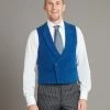 Double Breasted Moleskin Waistcoat - Navy -Clothing store 231110 OliverBrown1702