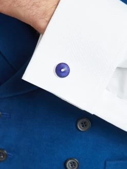 Double Breasted Moleskin Waistcoat - Navy -Clothing store 231110 OliverBrown1712 1