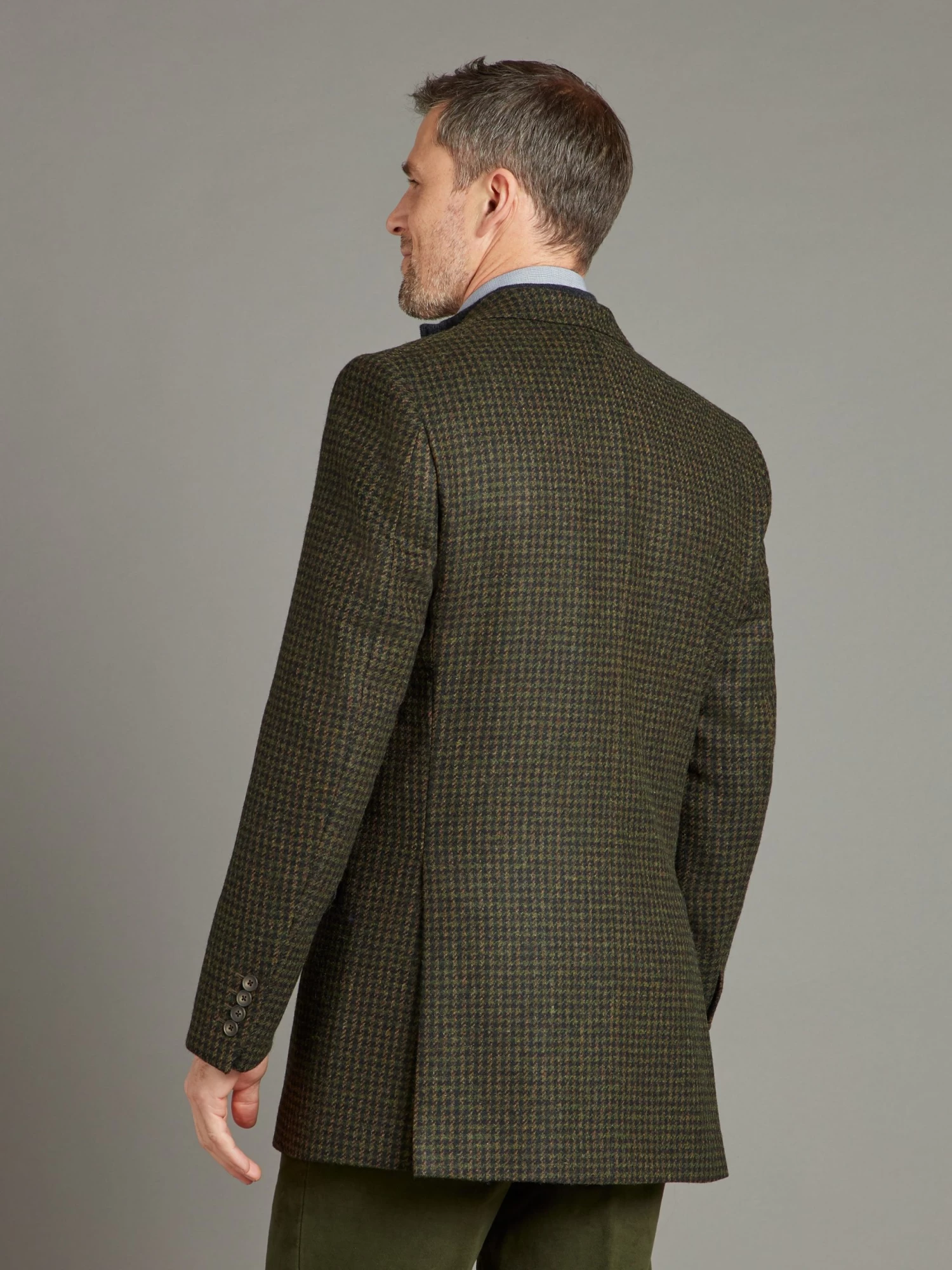 Eaton Jacket - Houndstooth Green/Brown 5 Eaton Jacket - Houndstooth Green/Brown - Image 3