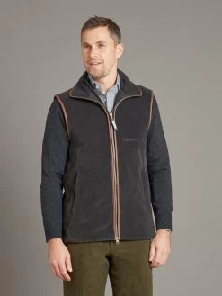 Schoffel Oakham Fleece Gilet - Gunmetal