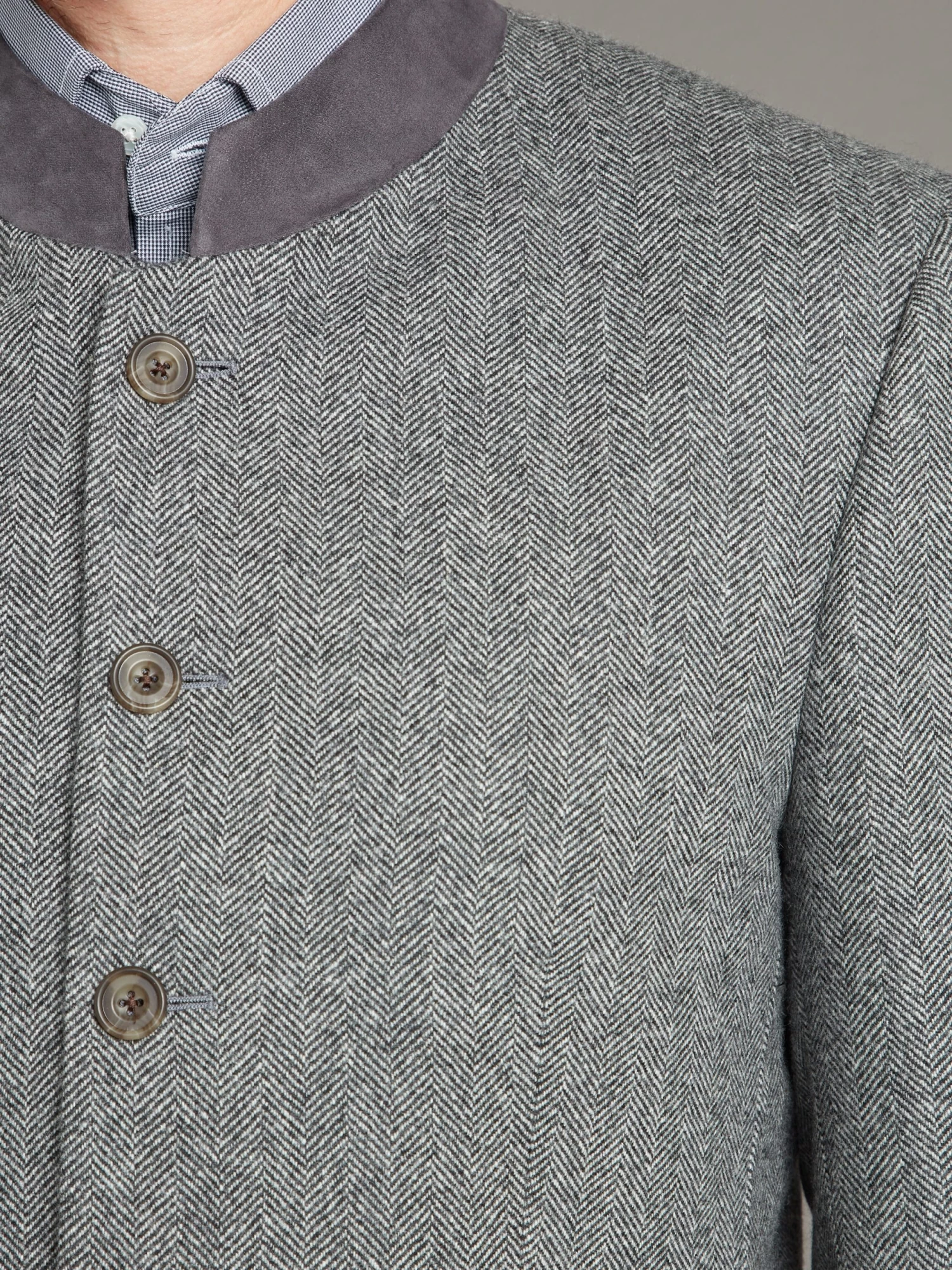 Austrian Jacket - Black/Grey Herringbone 4 Austrian Jacket - Black/Grey Herringbone - Image 2