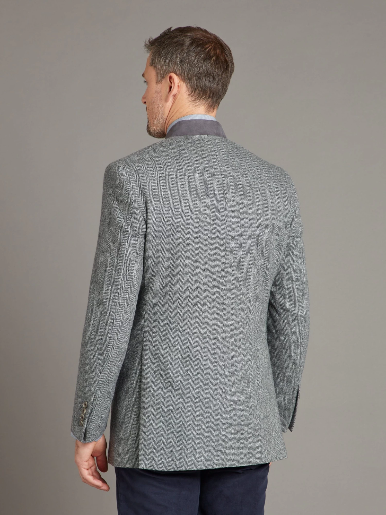 Austrian Jacket - Black/Grey Herringbone 6 Austrian Jacket - Black/Grey Herringbone - Image 4