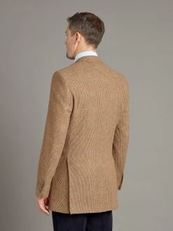 Eaton Jacket - Brown/Teal Overcheck -Clothing store 231110 OliverBrown2209 1