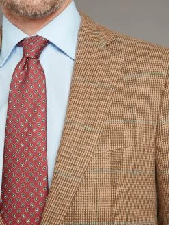 Eaton Jacket - Brown/Teal Overcheck -Clothing store 231110 OliverBrown2212 1