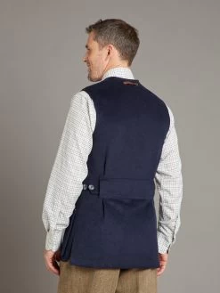 Shooting Vest - Moleskin Navy -Clothing store 231110 OliverBrown2307 1