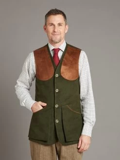 Shooting Vest - Moleskin Olive