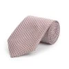 Houndstooth Tie- AK- Burgundy