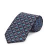 Stirrup Design Tie - Navy/ Blue -Clothing store 231115 OliverBrown2774
