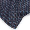 Stirrup Silk Pocket Square - Navy/Blue