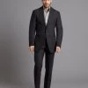 Unstructured Wool Jacket - Charcoal