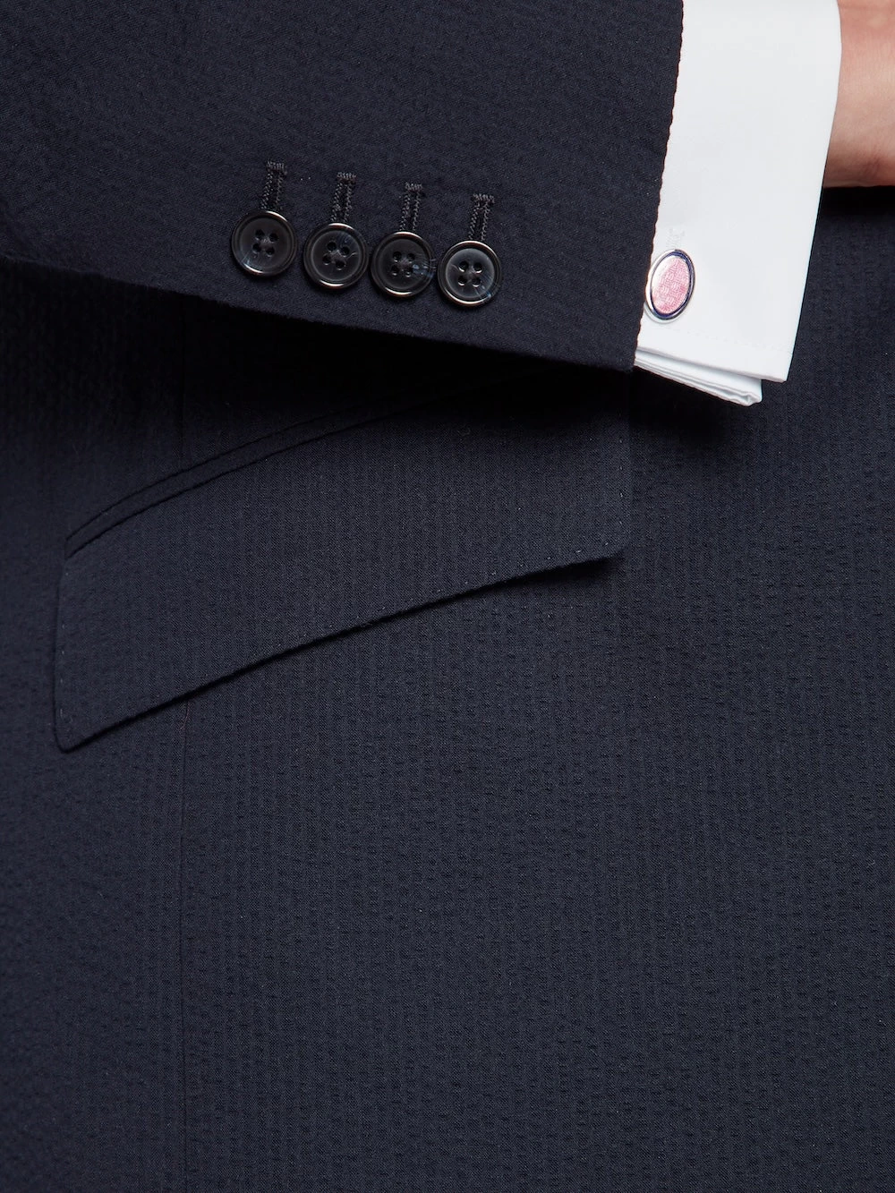 Eaton Suit Seersucker - Navy 6 Eaton Suit Seersucker - Navy - Image 4