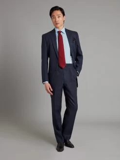 Eaton Suit Linen - Navy