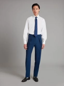 Slim Fit Classic Collar City Shirt - White -Clothing store 240202 Oliverbrown12769