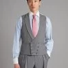 Highgrove Double Breasted Waistcoat - Grey -Clothing store 240205 Oliverbrown14202