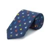 Pure Silk Jockey Tie - Navy -Clothing store 240513 OliverBrown3371