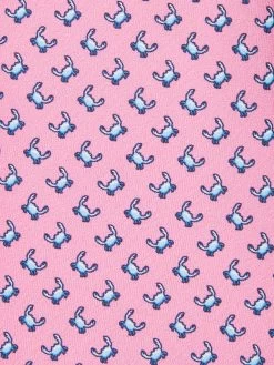 Pure Silk Crab Tie - Pink -Clothing store 240513 OliverBrown3394