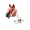 Horse Head Cufflink - Sterling Silver -Clothing store 240513 OliverBrown3403
