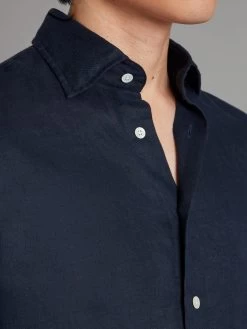 Amalfi Shirt Linen - Navy -Clothing store Amalfi Shirt Linen Navy 03 56c9d736 4d20 4e90 9ad9 a03118fdad2c