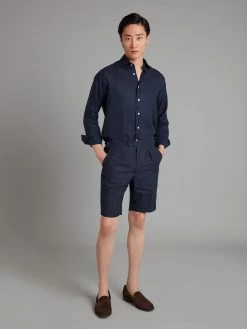 Amalfi Shirt Linen - Navy -Clothing store Amalfi Shirt Linen Navy 05 8979d454 10b9 498d aa18 a5adba81c0a3