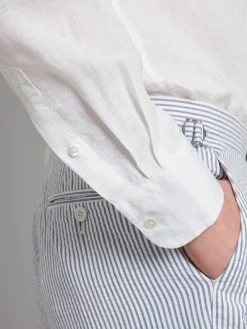 Amalfi Shirt Linen - White -Clothing store Amalfi Shirt Linen White 04 14fa3a03 8dc0 4f84 90e0 74970cd79df3