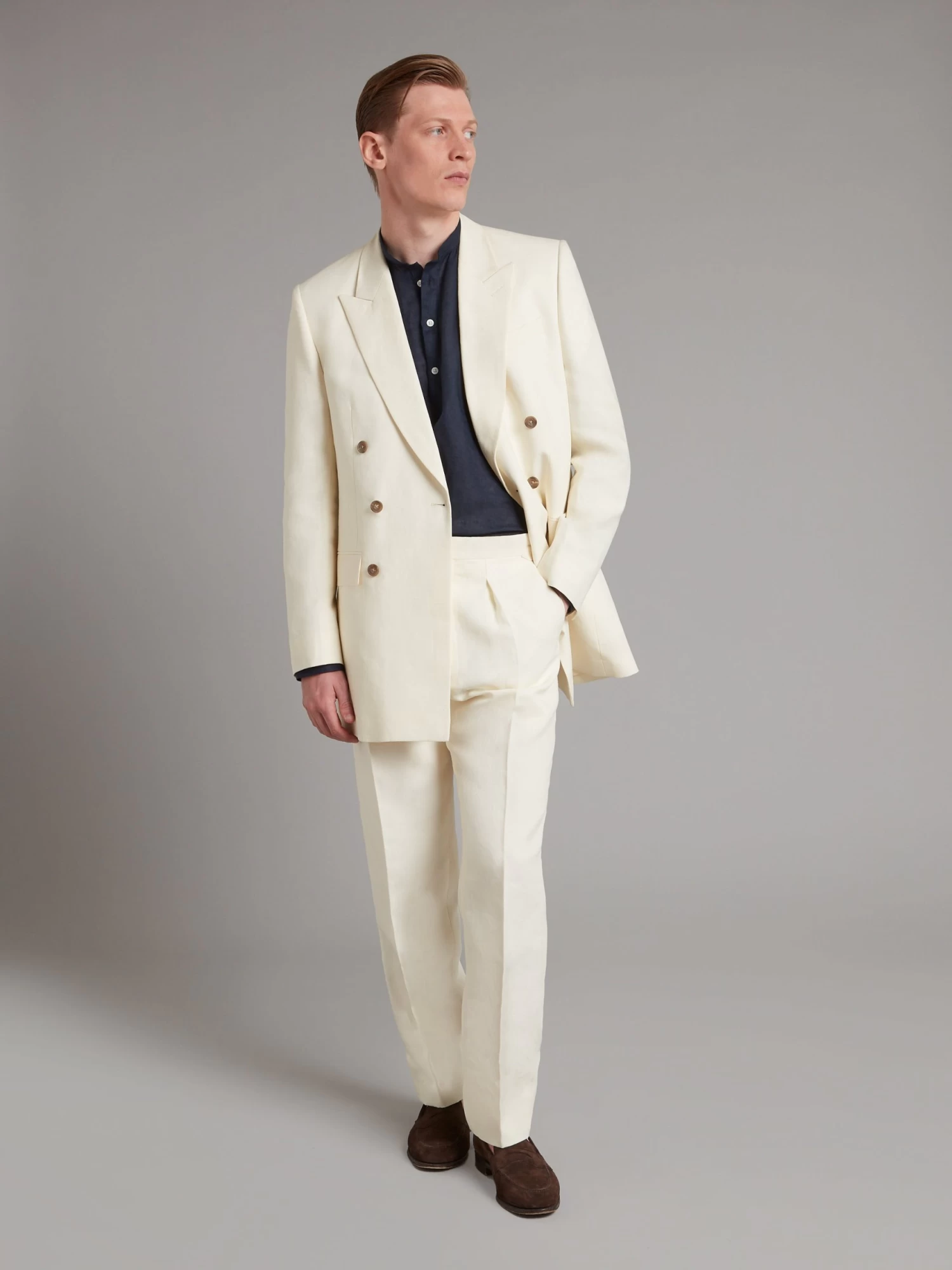 Cadogan Suit Linen - Ivory 4 Cadogan Suit Linen - Ivory - Image 2