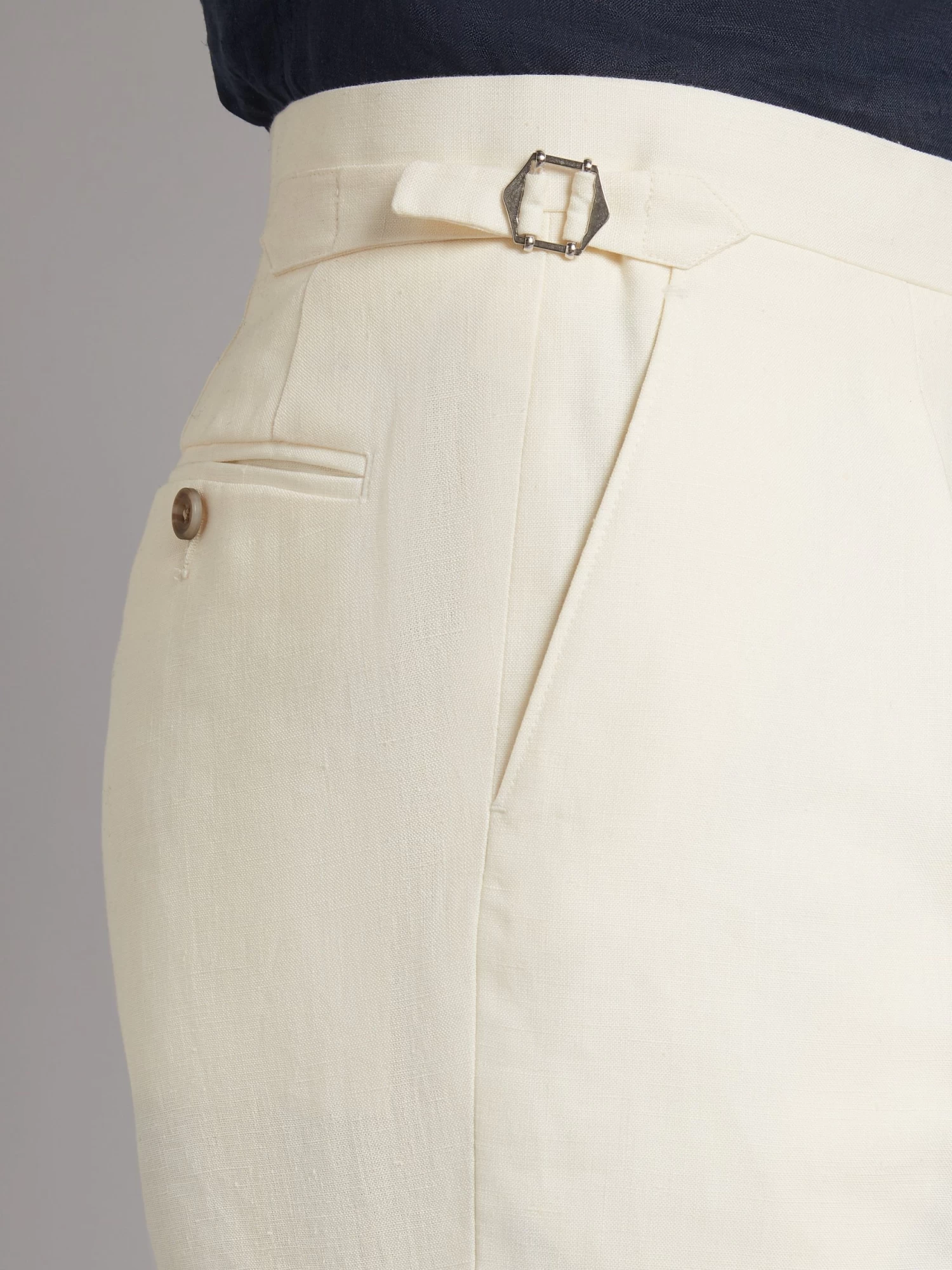 Cadogan Suit Linen - Ivory 10 Cadogan Suit Linen - Ivory - Image 8