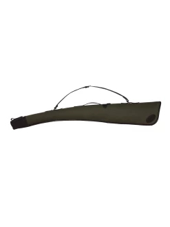 Canvas And Leather Single Gun Slip, Green