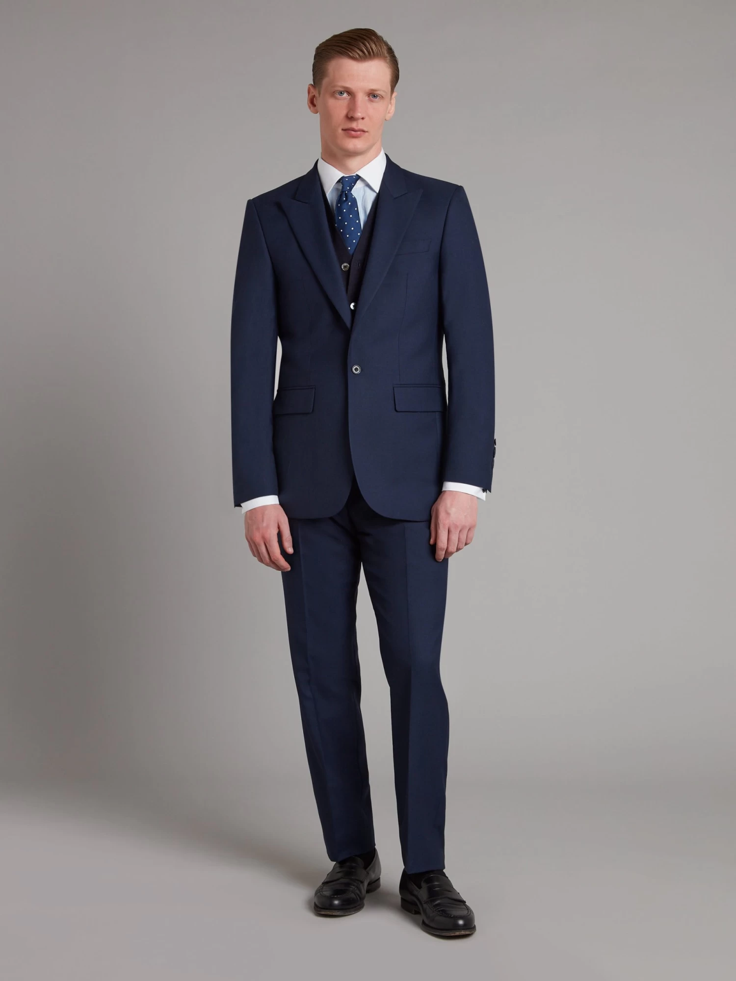 Carlyle Suit - Pick And Pick Rich Blue 3 Carlyle Suit - Pick And Pick Rich Blue