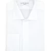 City Shirt Covered Placket Poplin - White
