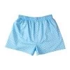Cotton Boxer Shorts, Small Polka Dot - Sky Blue -Clothing store CottonBoxerShorts SmallPolkaDot SkyBlue