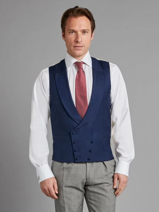 Double Breasted Wool Waistcoat - Navy -Clothing store DoubleBreastedWoolWaistcoat Navy a2beb93c bfed 452a b25e 9784819b73b4