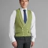 Double Breasted Wool Waistcoat With Piping - Green -Clothing store DoubleBreastedWoolWaistcoatWithPiping Green 128829b2 0df8 48b6 b62b 048fa200ac18