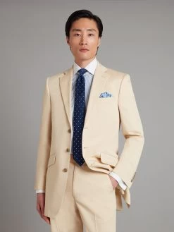 Eaton Jacket Three Button - Cream