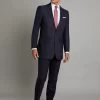 Eaton Suit - Navy Herringbone