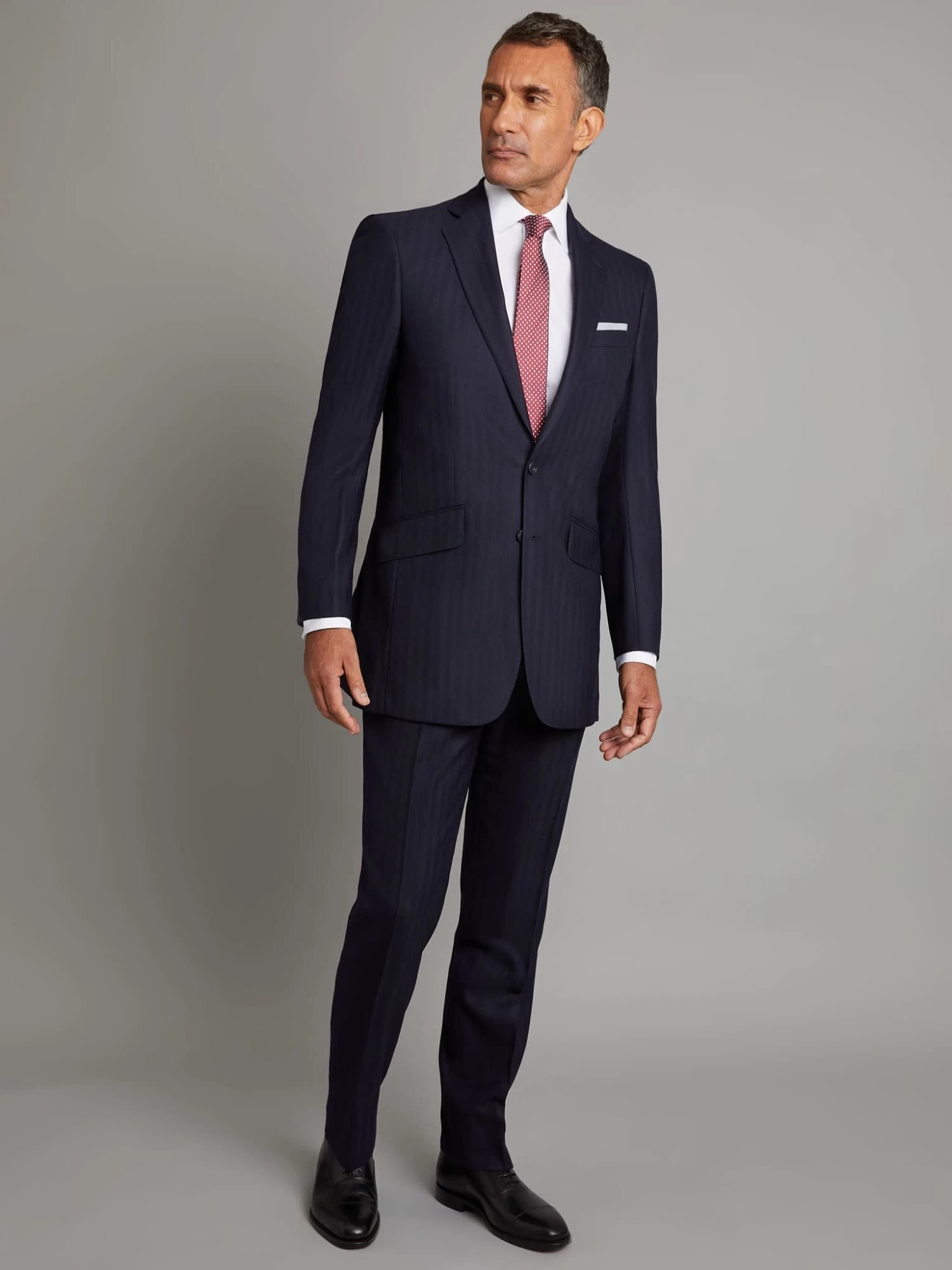 Eaton Suit - Navy Herringbone 3 Eaton Suit - Navy Herringbone