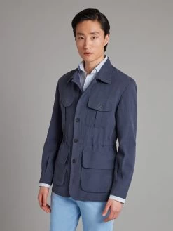 Hemingway Jacket - Solibiati Linen Blue -Clothing store Hemingway Jacket Solibiati Linen Blue 04 0fb1236b cb23 4fa7 a339 03621e4bf7f9