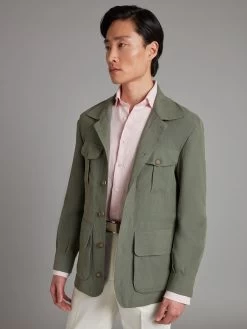 Clothing store -Clothing store Hemingway Jacket Solibiati Linen Green 02 7b1c6a6e 36f5 44c2 a56c bf0f413550fa