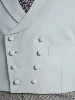 Lightweight Double Breasted Waistcoat - Soft Silk Duck Egg Blue 10 Lightweight Double Breasted Waistcoat - Soft Silk Duck Egg Blue -Clothing store Lightweight Double Breasted Waistcoat Soft Silk Duck Egg Blue 04 f30360e2 7de2 4b1b bb85 a4d5c5e38fc2