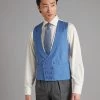 Lightweight Double Breasted Waistcoat - Soft Silk Mid Blue -Clothing store Lightweight Double Breasted Waistcoat Soft Silk Mid Blue 01 9180ab27 bd32 4a76 b8b4 936164de8c3c