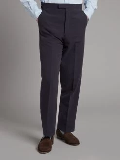 Lombard Trousers - Solbiati Linen Navy