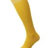 Long Pantherella Cotton Socks - Yellow