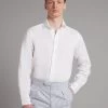 Organic Linen Shirt - Crisp White -Clothing store Organiclinenshirt 2470