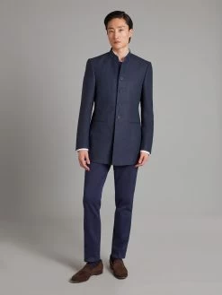 Ormonde Linen Jacket - Navy